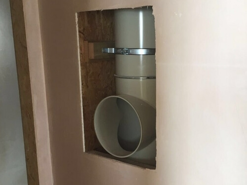 residential install Chelsea 350mm LaundryShoot System