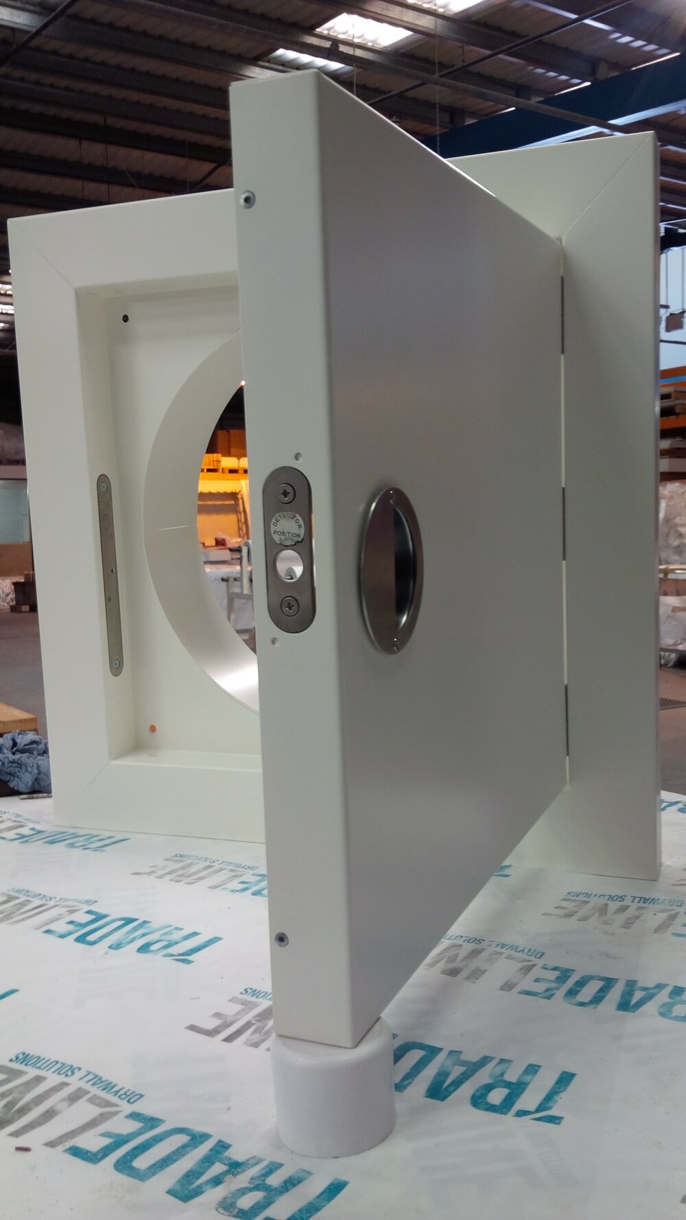 Examples of Fire Rated Doors with an Electrical Interlock System electricalinterlocks1