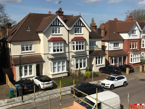 residential install Richmond Park, London 300mm LaundryShoot