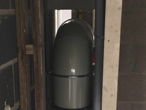 residential install Tidsbury 400mm LaundryShoot System